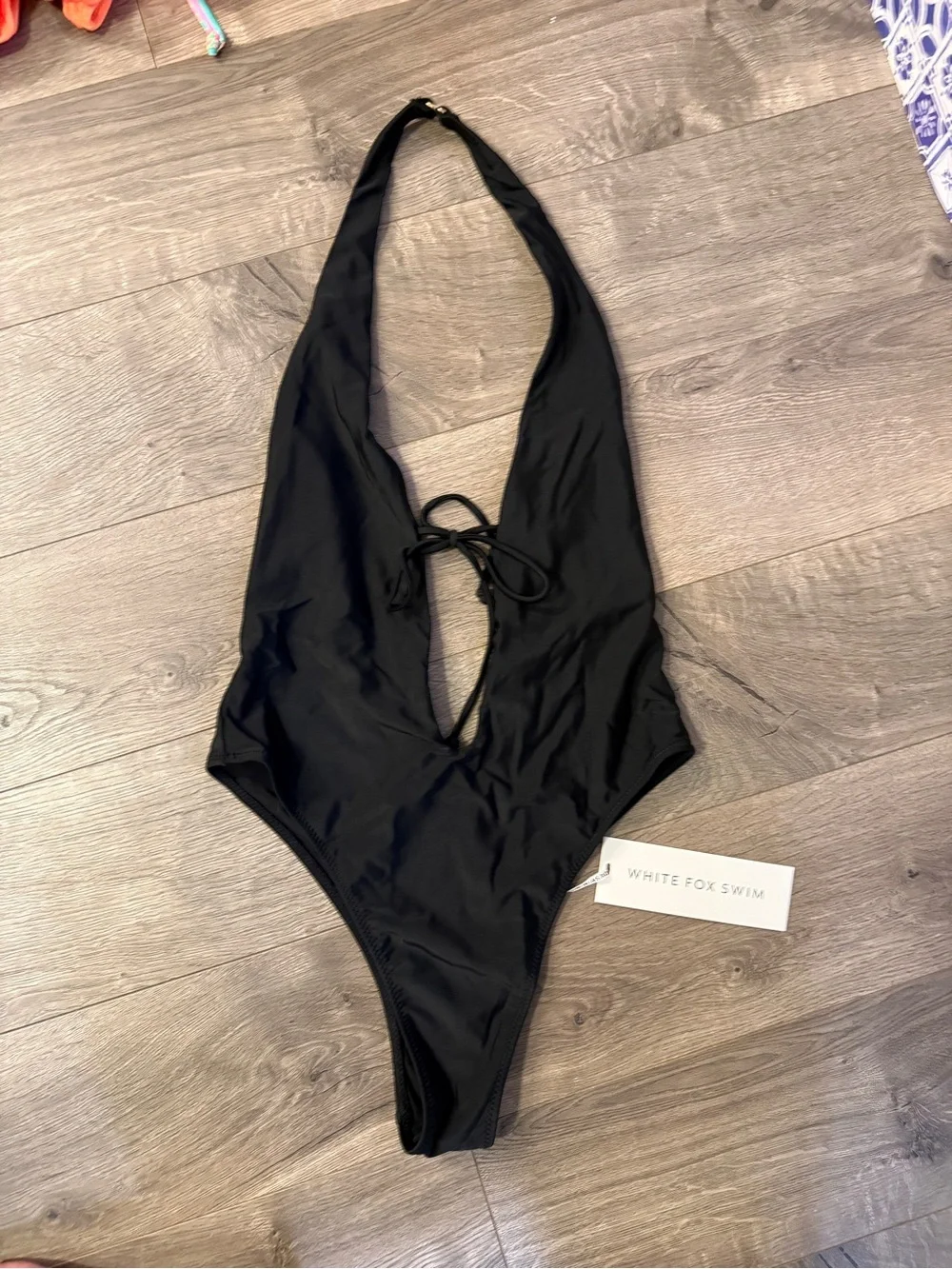 White Fox One Piece Swimsuit NWT